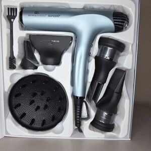 Olivia Garden SuperHP Hair Dryer - Metallic Light Blue